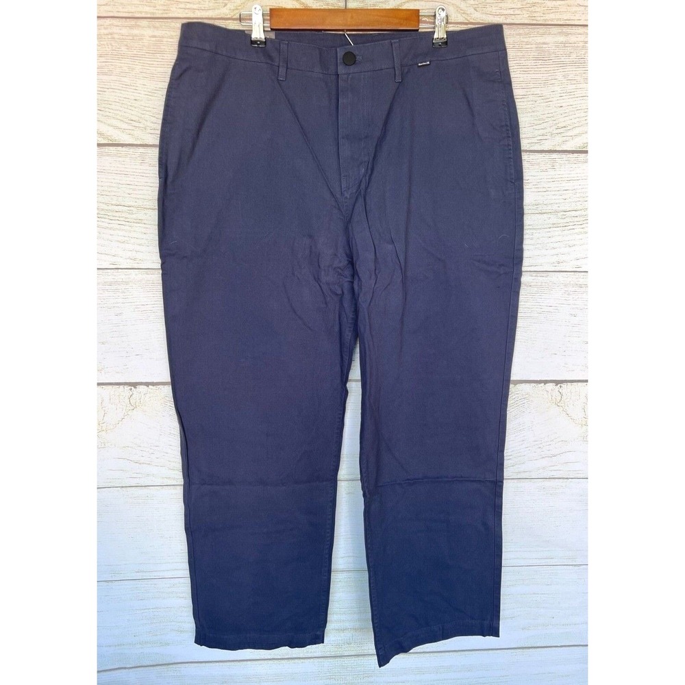 Hurley Cruiser Pants Mens Size 40 X 31 Blue Relaxed Fit 17" Leg Opening New